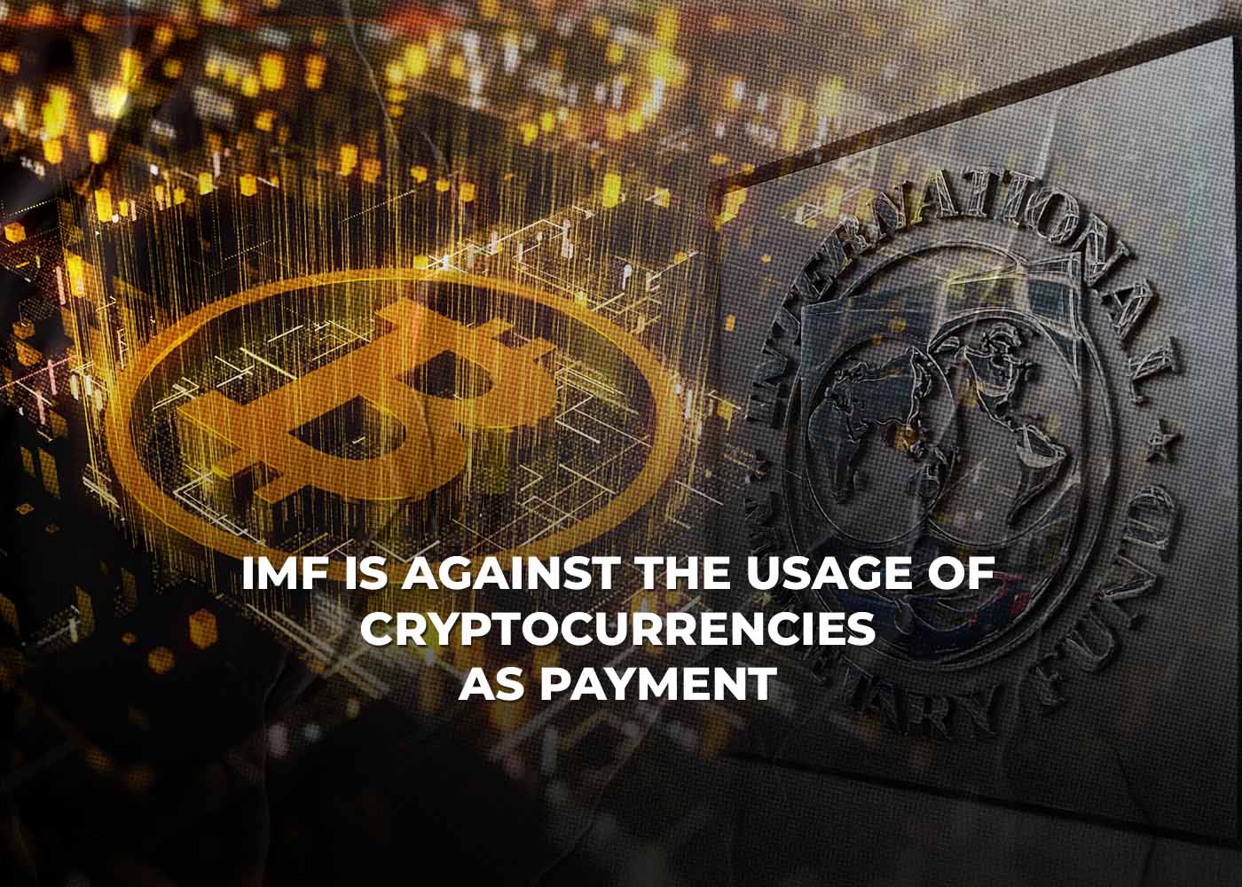 IMF Is Against The Usage Of Cryptocurrencies As Payment